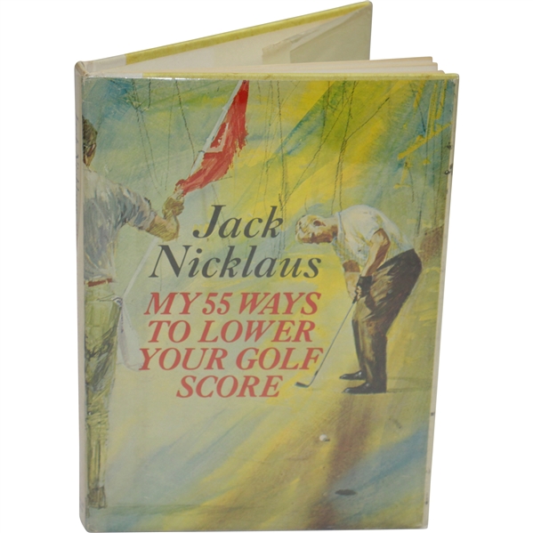 Jack Nicklaus Signed My 55 Ways to Lower Your Golf Score Book JSA ALOA