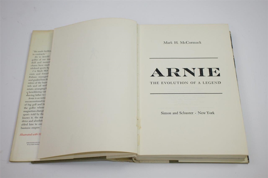 Arnold Palmer Signed 'Arnie: The Evolution of a Legend' Book by Mark H. McCormick JSA ALOA