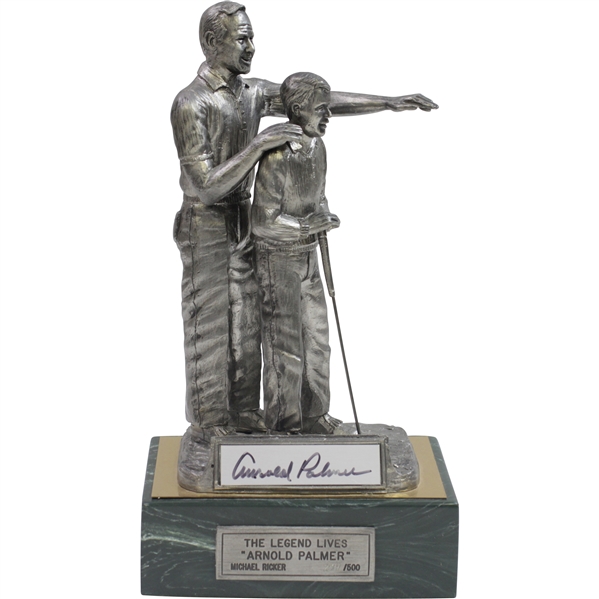 Arnold Palmer Signed "The Legend Lives" Ltd Ed Statue by Artist Michael Ricker JSA ALOA
