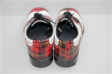 Classic Red/Black Plaid 'Arnold Palmer' Golf Shoes by Eaton - Size 7 1/2