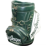 Classic MacGregor Green & White Den Caddy Golf Bag