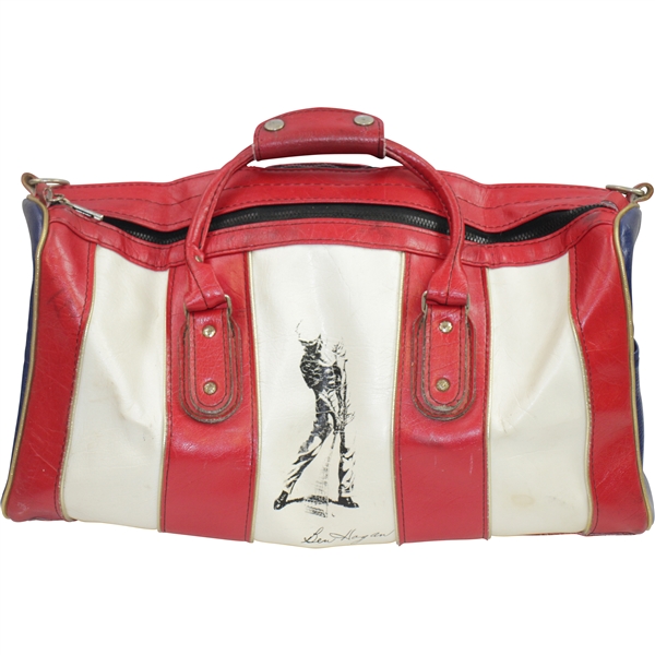Classic Ben Hogan Co. Red, White, & Blue Duffel Bag