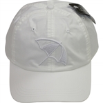 Arnold Palmer All White Umbrella Logo Golf Hat - Unused