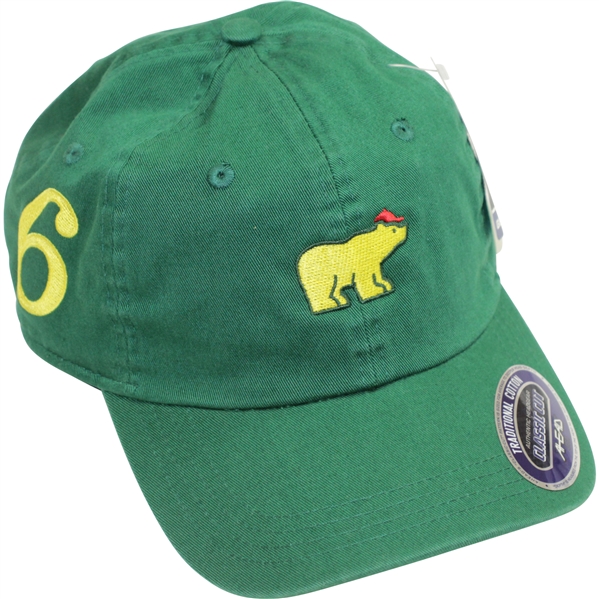 Jack Nicklaus Golden Bear '6' Green & Yellow Hat - Unused