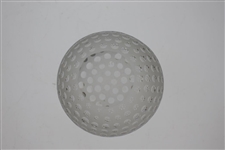 Tiffany & Co Luxury Leaded Crystal Art Glass Golf Ball Paperweight