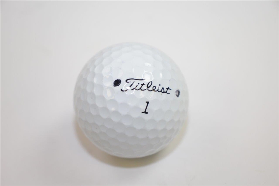 Ben Crenshaw Signed Personal Used Titleist Golf Ball JSA ALOA