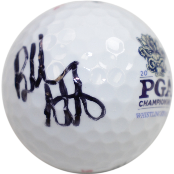 Bubba Watson Signed 2015 PGA Championship at Whistling Straits Logo Golf Ball JSA ALOA