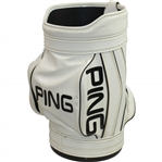 Classic PING White & Black Den Caddy Golf Bag