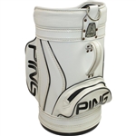 Classic PING White & Black Den Caddy Golf Bag