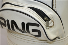 Classic PING White & Black Den Caddy Golf Bag
