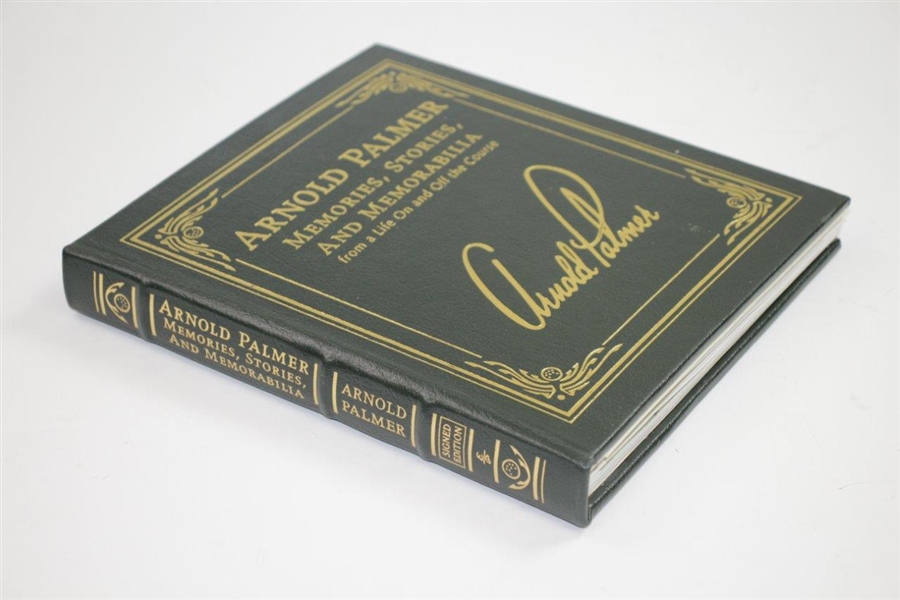 Arnold Palmer Signed Leather Collector's Edition 'Arnold Palmer: Memories, Stories, & Memorabilia' JSA ALOA