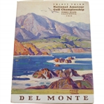 1929 US Amateur Championship at Del Monte G&CC Program - Harrison Johnston Winner