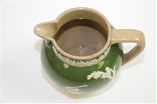 Circa 1900 Copeland Late Spode Green & White Pitcher