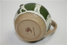 Circa 1900 Copeland Late Spode Green & White Pitcher