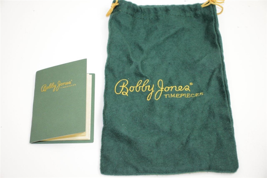 Bobby Jones Stainless Steel BJ0006 Watch with Bag & Card in Original Box - Works