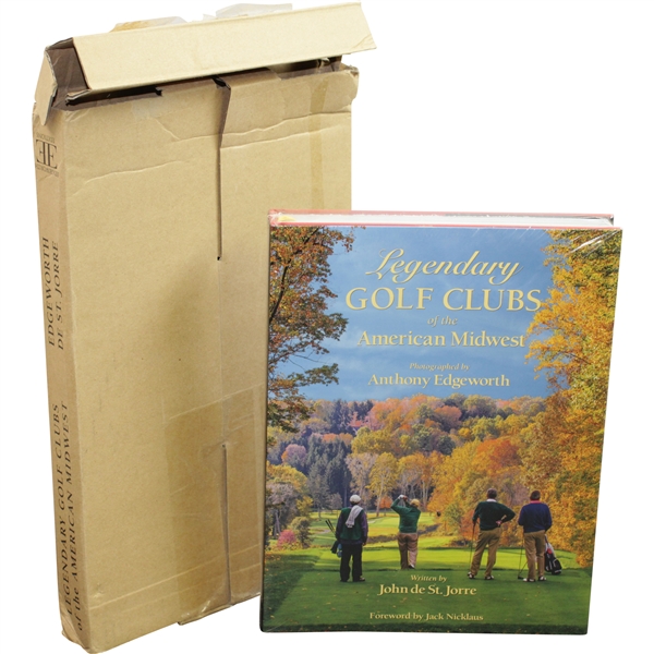 'Legendary Golf Clubs of the American Midwest' Book by John de St. Jorre - Unopened in Wrap & Box