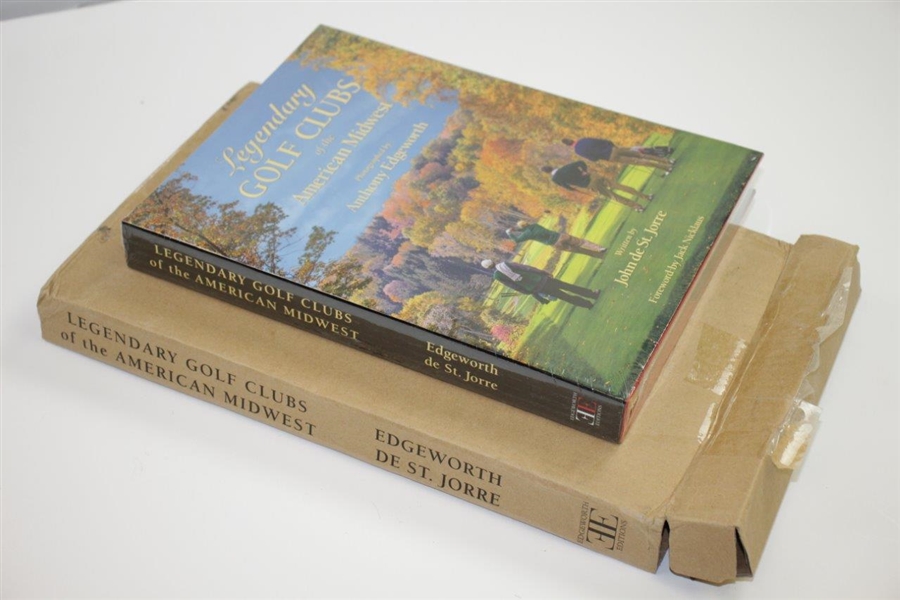 'Legendary Golf Clubs of the American Midwest' Book by John de St. Jorre - Unopened in Wrap & Box