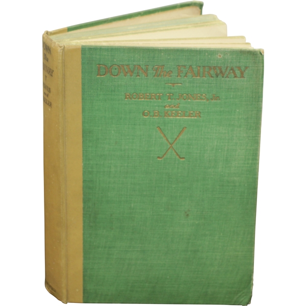 1927 First Edition Down the Fairway by Bobby Jones & O.B. Keeler