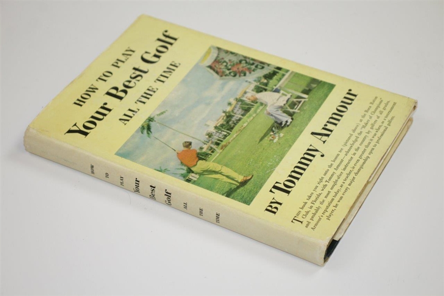Tommy Armour Signed 'How to Play Your Best Golf All the Time' Book by Tommy Armour JSA ALOA