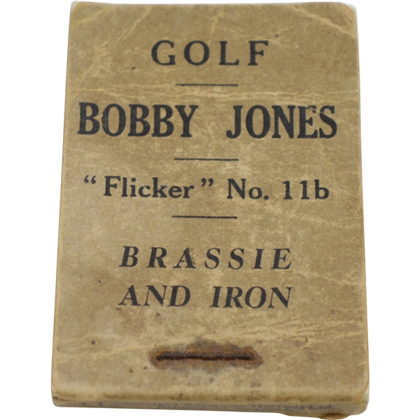 Golf Shots by Bobby Jones Flicker Book No. 11b - Brassie and Iron Shots