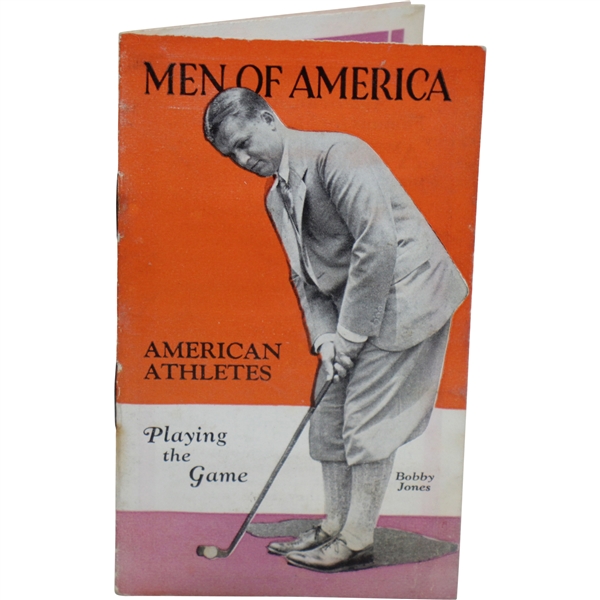 1929 Bobby Jones Cover Men of America No. 35 Sports Booklet - Great Condition