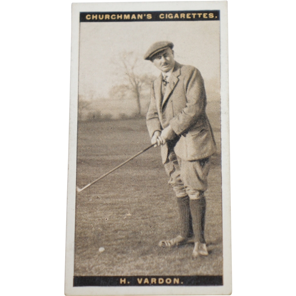 Harry Vardon W.A. & A.C. Churchmans Cigarettes Famous Golfers #44 Tobacco Card