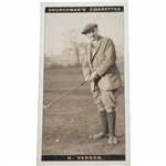 Harry Vardon W.A. & A.C. Churchmans Cigarettes Famous Golfers #44 Tobacco Card
