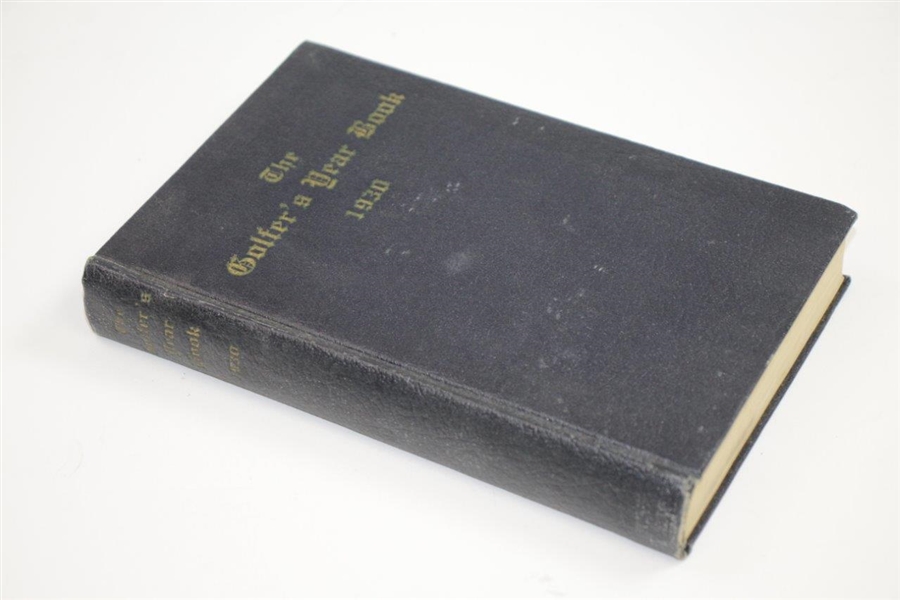 1930 'The Golfer's Year Book' by William Richardson & Lincoln Werden
