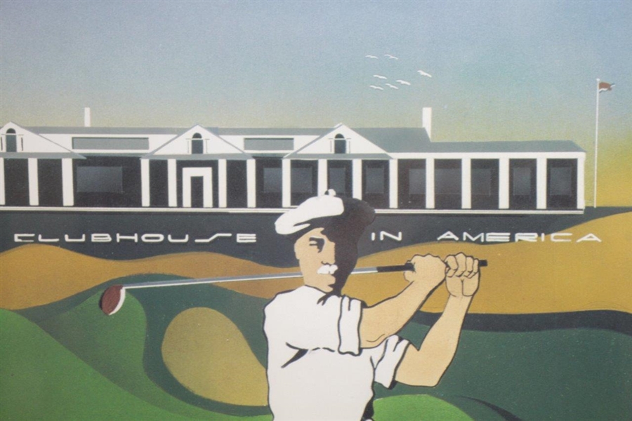 1986 US Open at Shinnecock Hills Golf Club USGA Poster - June 12-15th