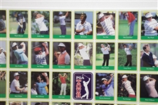 Uncut Golf Card Sheet 1987 PGA Tour