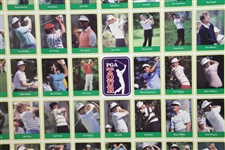 Uncut Golf Card Sheet 1987 PGA Tour