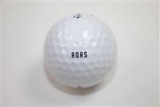 Rory McIlroy Personal TaylorMade 22 'RORS' Logo Golf Ball