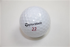 Rory McIlroy Personal TaylorMade 22 'RORS' Logo Golf Ball