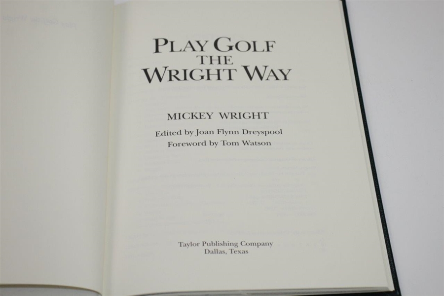 1994 Memorial Tournament Ltd Ed Book Honoring Mickey Wright #79/200