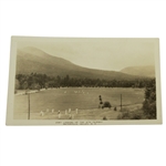 Vintage Waterville Valley Looking up the 6th Fairway Post Card - New Hampshire
