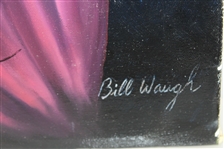 Tiger Woods Signed Original Bill Waugh Oil on Canvas 2000 St. Andrews Claret Jug Painting JSA ALOA