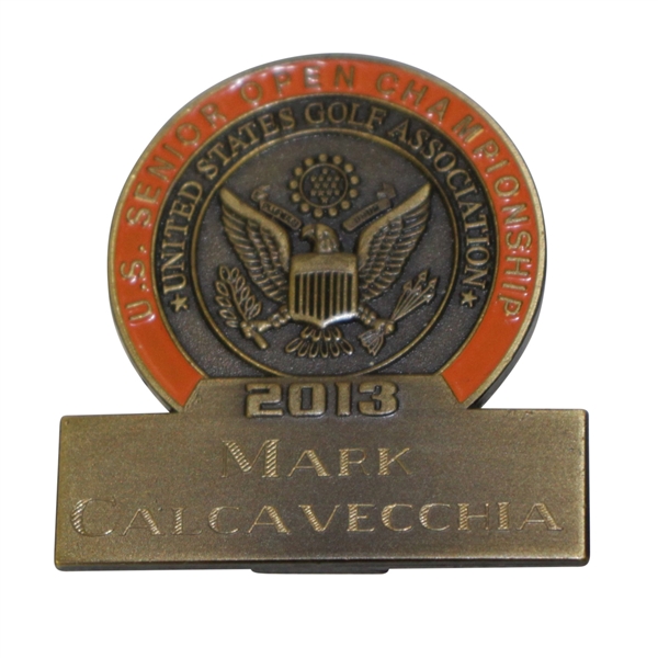 Mark Calcavecchias 2013 US Senior Open at Omaha Country Club Contestant Badge