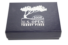 2008 US Open at Torrey Pines Sterling Charm Bracelet in Box - Mark Calcavecchia's Collection
