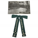 1949 Conestoga Country Club (Lancaster, PA.) Season Booklet with Unique Clip-On Tie