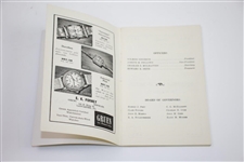 1949 Conestoga Country Club (Lancaster, PA.) Season Booklet with Unique Clip-On Tie