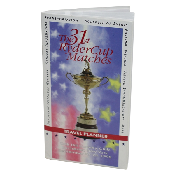 1995 The Ryder Cup Matches at Oak Hill Country Club Travel Planner