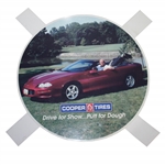 Arnold Palmer Cooper Tires Tire Cover Advertisement