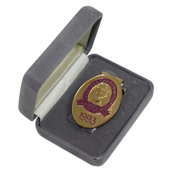 Ken Venturis Personal 1993 PGA Championship at Inverness Club Money Clip