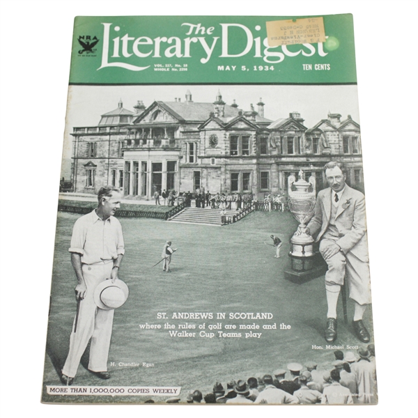 1934 The Literary Digest Magazine - Vol 117, No. 18 - May 5th