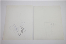Nine (9) 1958 Masters Championship 7x10 Wire Photos of Runner-Up Ken Venturi