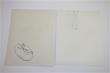 Nine (9) 1958 Masters Championship 7x10 Wire Photos of Runner-Up Ken Venturi