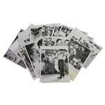 Fourteen (14) 1956 Masters Championship 7x9 Wire Photos of Runner-Up Kenneth Venturi