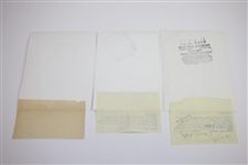Fourteen (14) 1956 Masters Championship 7x9 Wire Photos of Runner-Up Kenneth Venturi