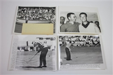 Fourteen (14) 1956 Masters Championship 7x9 Wire Photos of Runner-Up Kenneth Venturi