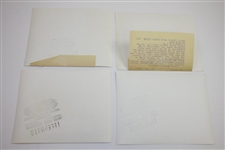 Fourteen (14) 1956 Masters Championship 7x9 Wire Photos of Runner-Up Kenneth Venturi